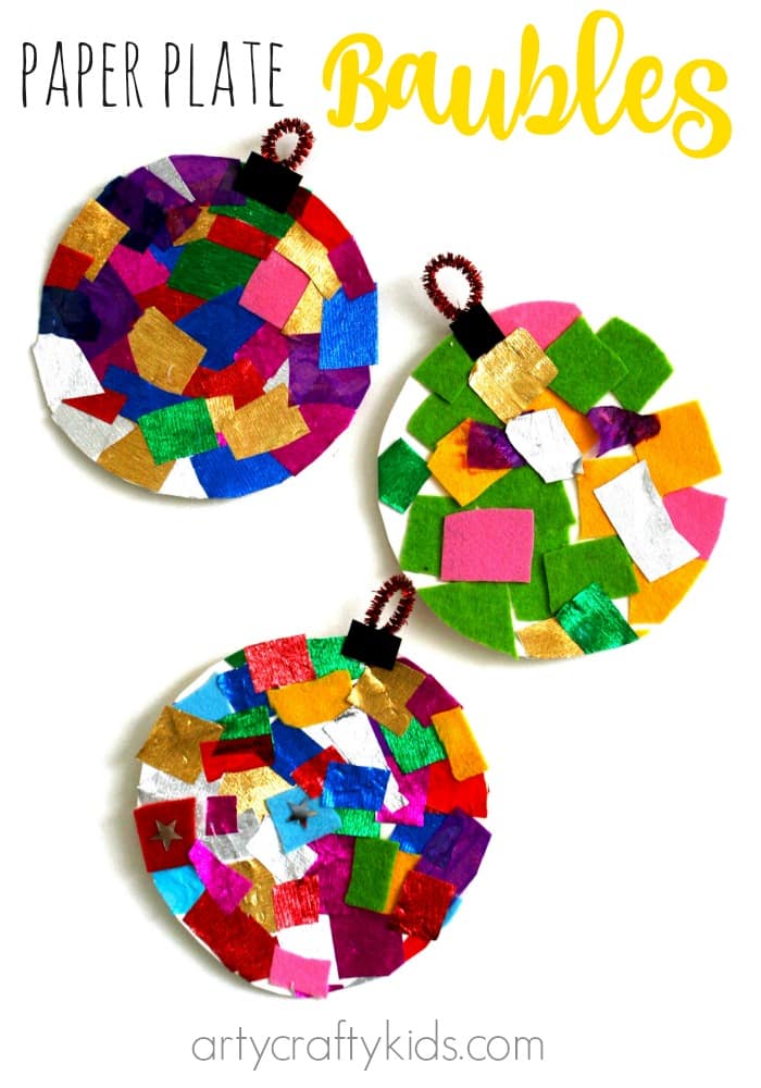 Paper Plate Baubles