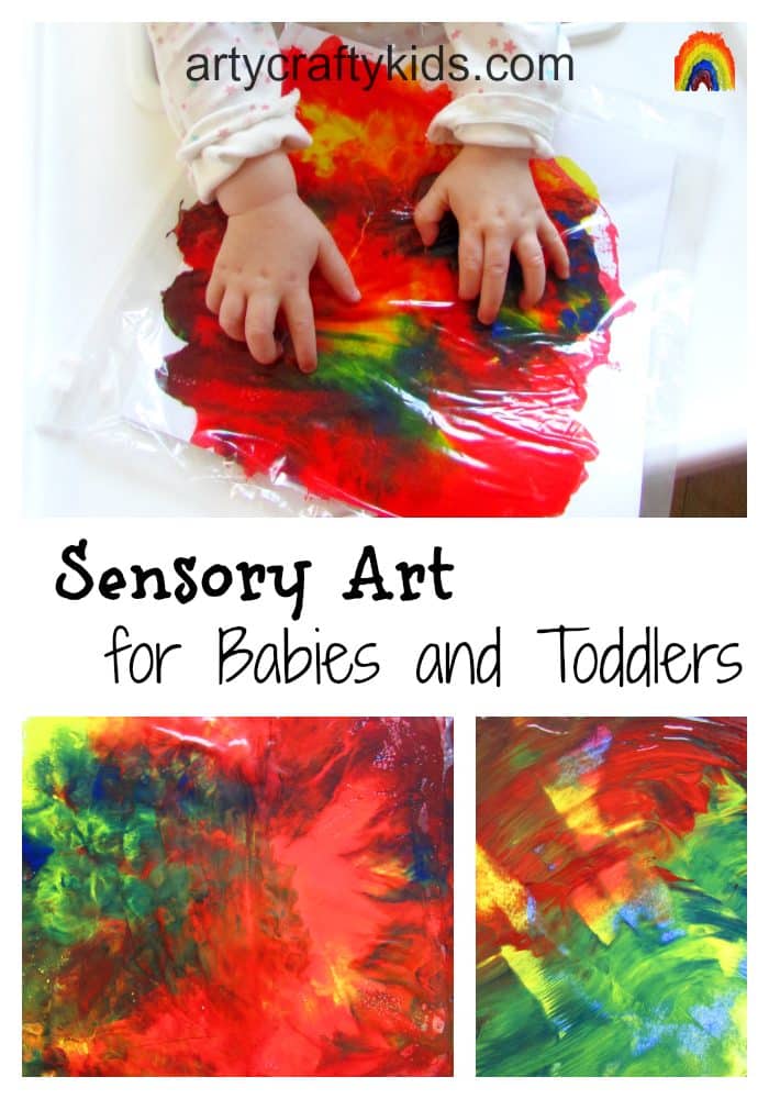Sensory Art for Babies and Toddlers - Arty Crafty Kids