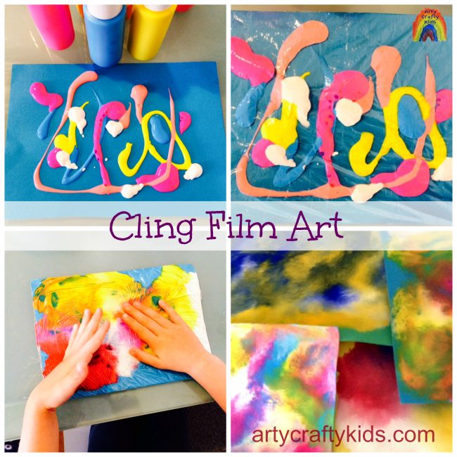 Plastic clearance wrap painting