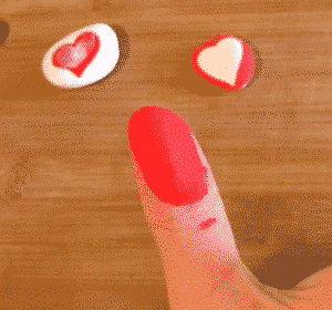 Arty Crafty Kids - Love rocks fingerprint heart keepsake