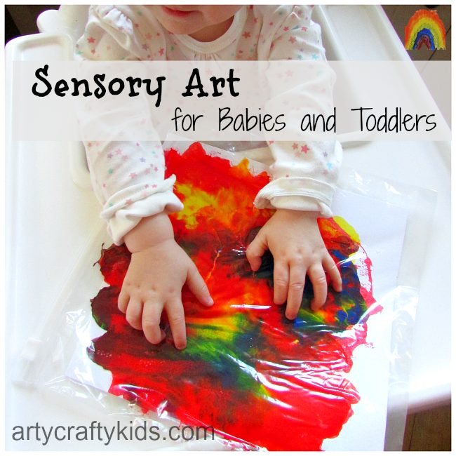 Sensory Art for Babies and Toddlers - Arty Crafty Kids