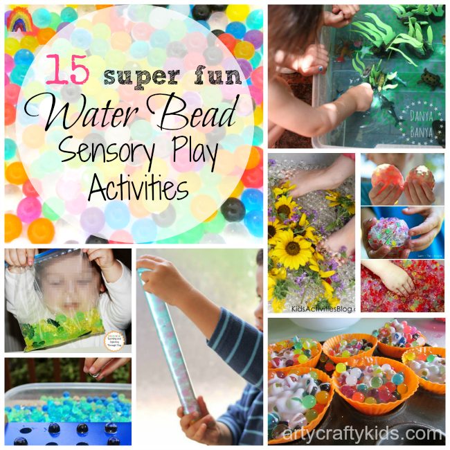Arty Crafty Kids - 15 Water Bead Sensory Play Activities