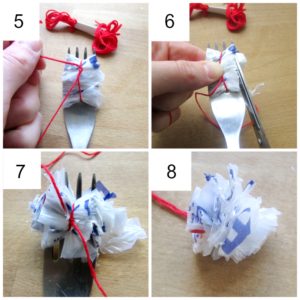 Arty Crafty Kids - Craft - Recycled Plastic Bag Flower 