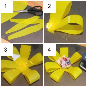 Arty Crafty Kids - Craft - Recycled Plastic  Bag Flower 