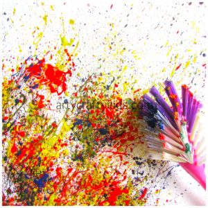 Arty Crafty Kids - Splat Painting - Process Art for Kids