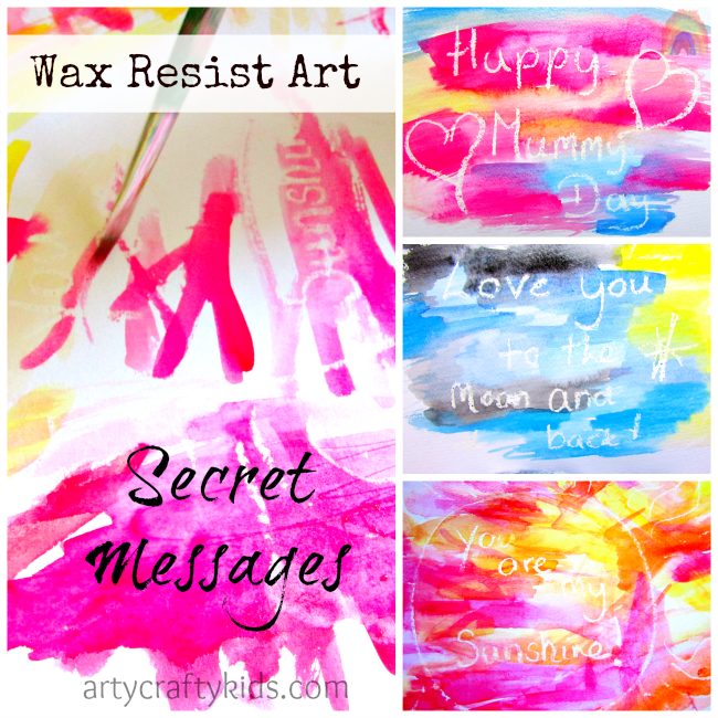 Arty Crafty Kids - Wax Resist Art