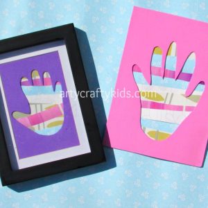 Arty Crafty Kids - Wallpaper handprint