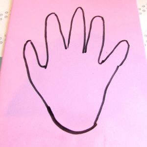 Arty Crafty Kids - Wallpaper Handprint