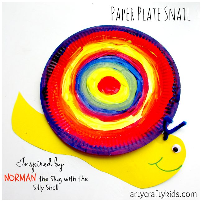 Tissue Paper Snail Craft