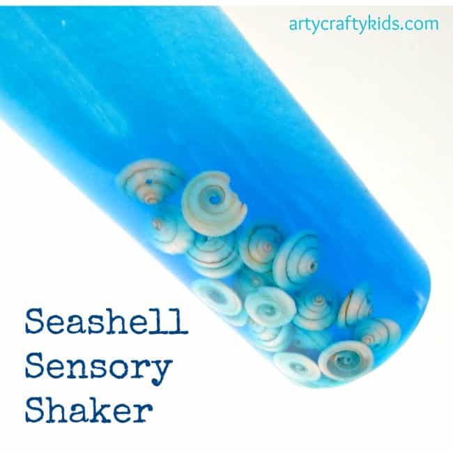 Arty Crafty Kids - Play - Seashell Sensory Shaker