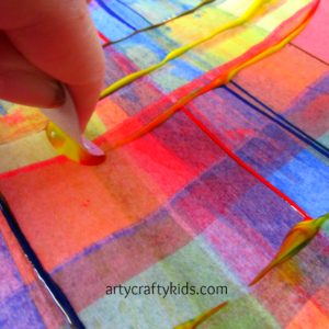 Arty Crafty Kids - Art - Scrape Painting 