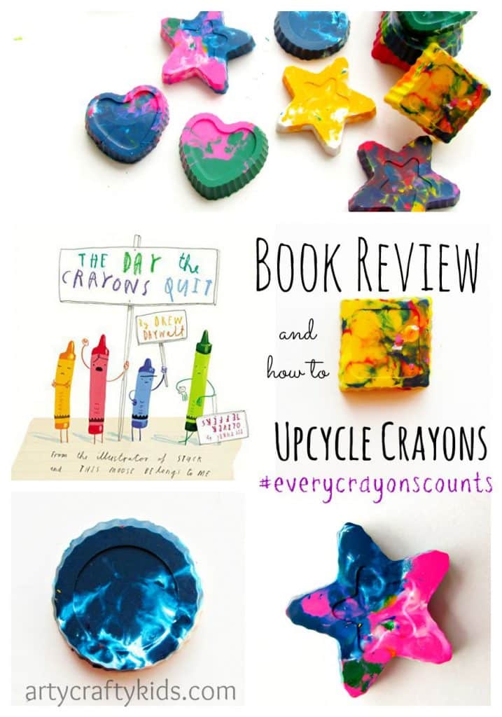 Arty Crafty Kids - Book Club - The Day the Crayons Quit Book Review