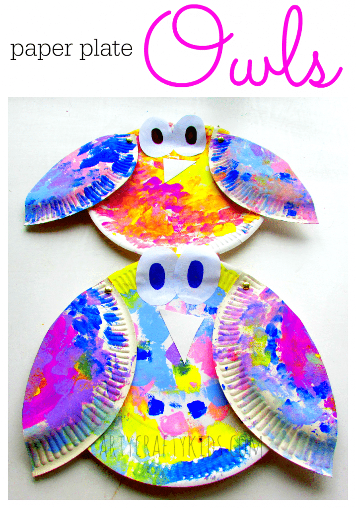 Arty Crafty Kids - Craft - Craft for Kids - Paper Plate Owl