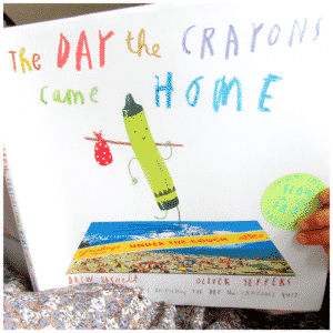 Arty Crafty Kids - Book Club - The Day the Crayons Came Home Book Review