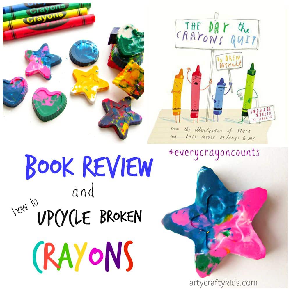 Arty Crafty Kids - Book Club - The Day the Crayons Quit Book Review