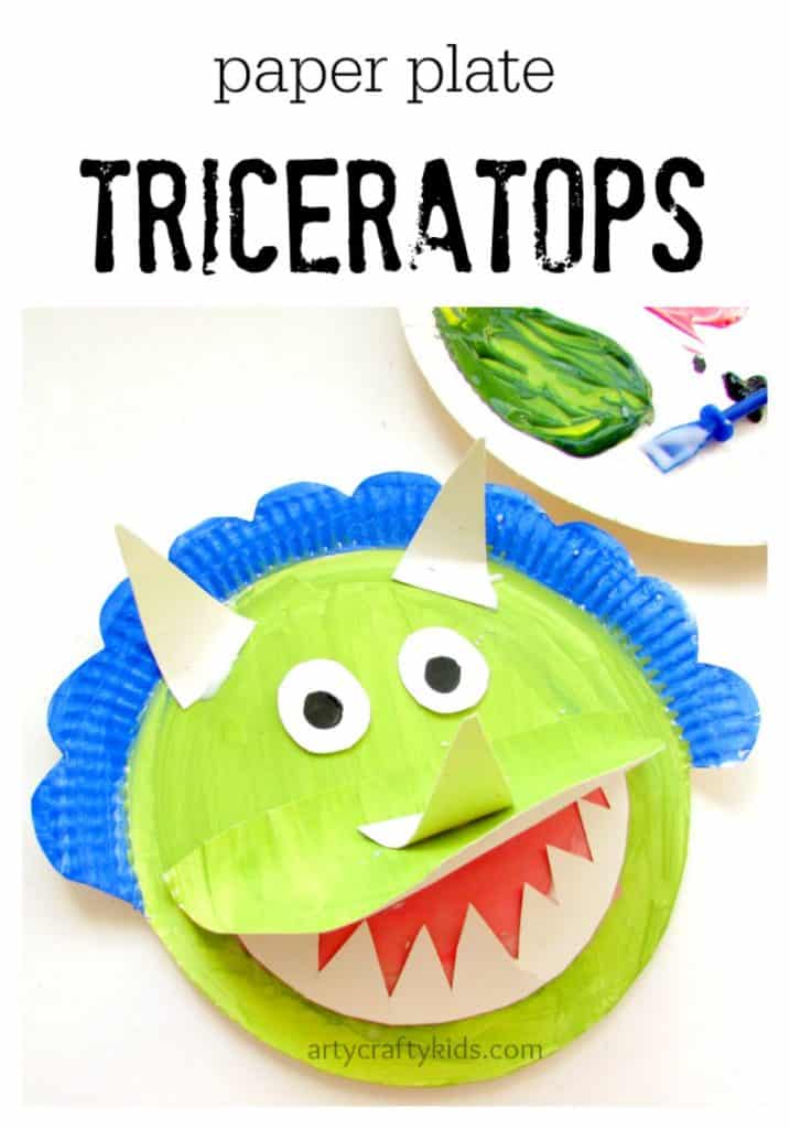 Learn how to make a paper plate dinosaur with our paper plate triceratops tutorial. A fun and easy dinosaur craft that will inspire creativity.