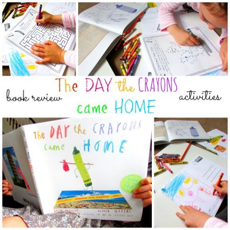 Arty Crafty Kids - Book Club - The Day the Crayons Came Home Book Review