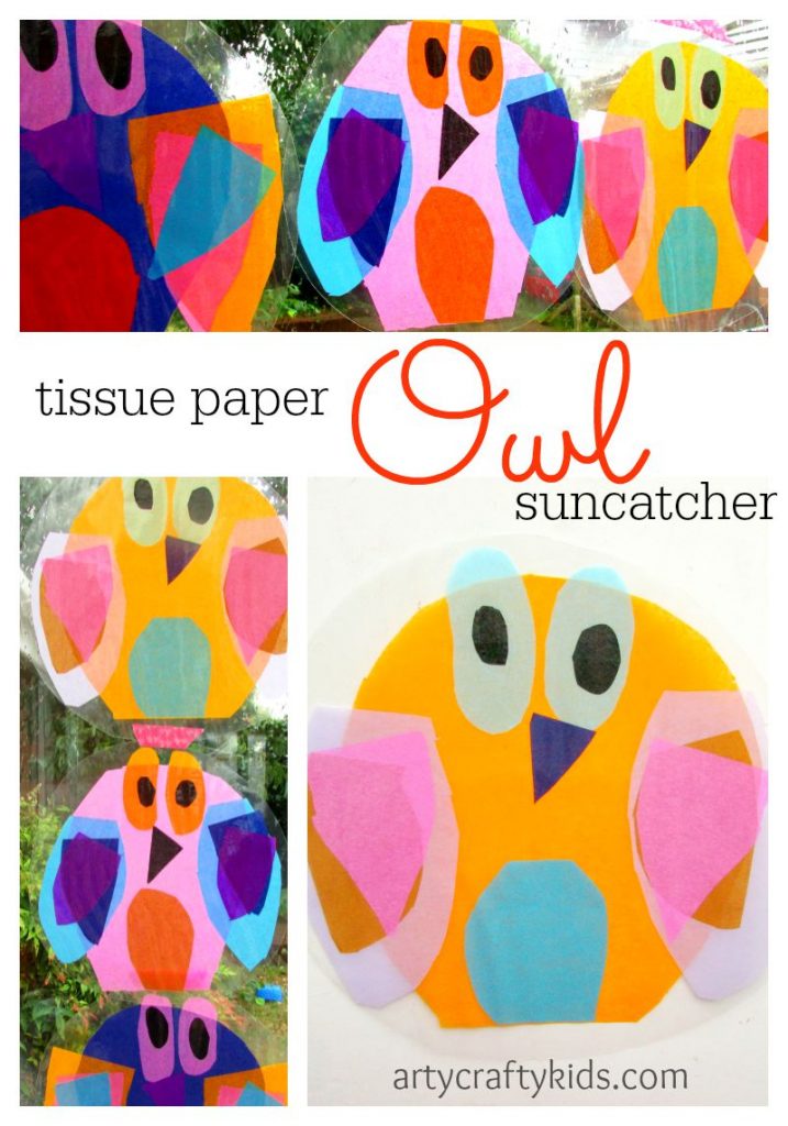 Arty Crafty Kids - Craft - Craft for Kids - Owl Suncatcher