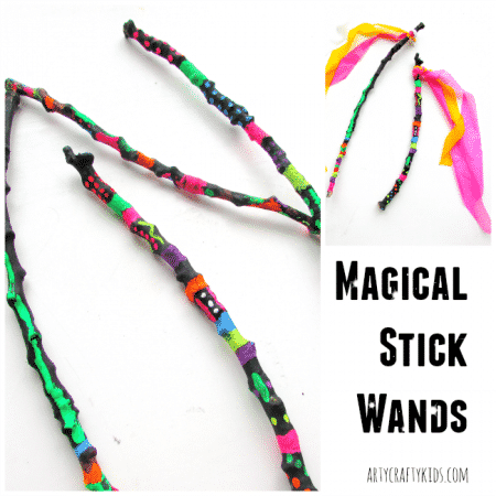 Arty Crafty Kids - Craft - Craft Ideas for Kids - Magical Stick Wands