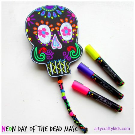 Arty Crafty Kids - Craft - Craft Ideas for Kids - Day of the Dead Mask