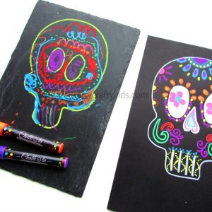 Arty Crafty Kids - Craft - Craft Ideas for Kids - Day of the Dead Mask