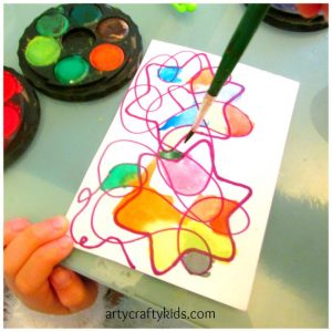 Arty Crafty Kids - Art - Art and Craft Ideas for Kids - Christmas Doodle Art