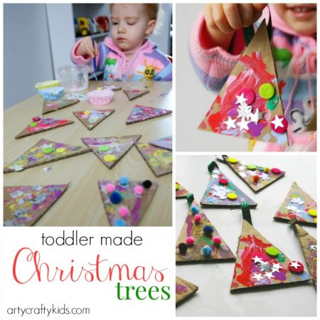 Arty Crafty Kids - Craft - Craft Ideas for Kids - Toddler Christmas Trees