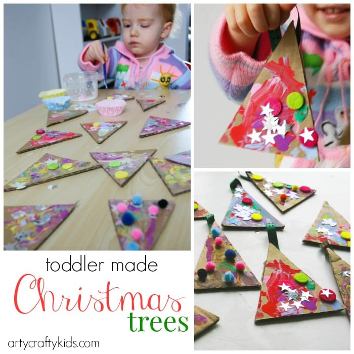 christmas tree art activities for kids