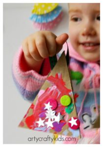 Arty Crafty Kids - Craft - Craft Ideas for Kids - Toddler Christmas Trees