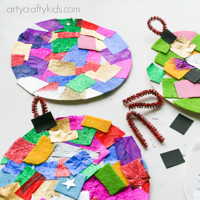 Arty Crafty Kids - Craft - Christmas Craft Ideas for Kids - Paper Plate Bauble