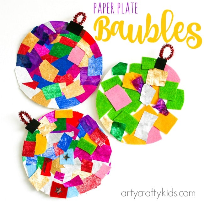 Fabulous Paper Plate Christmas Crafts - Arty Crafty Kids