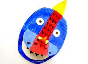 Arty Crafty Kids - Craft - Craft Ideas for Kids - Paper Plate Dinosaur