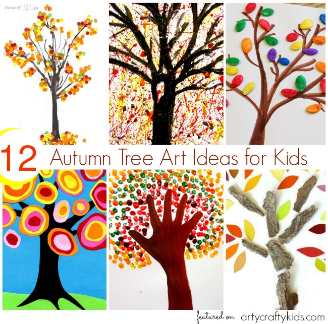 How to Make a Paper Plate Autumn Tree Craft (Easy!) - Arty Crafty Kids