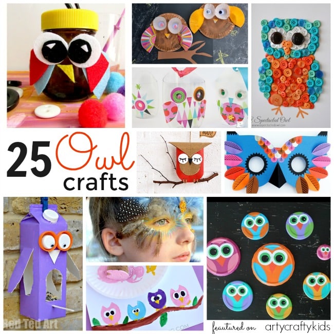 Arty Crafts Kids - Crafts - Craft Ideas for Kids - 25 Owl Crafts for Kids