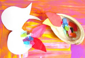 Arty Crafty Kids - Craft - Craft Ideas for Kids - Tissue Paper Rainbow Fish