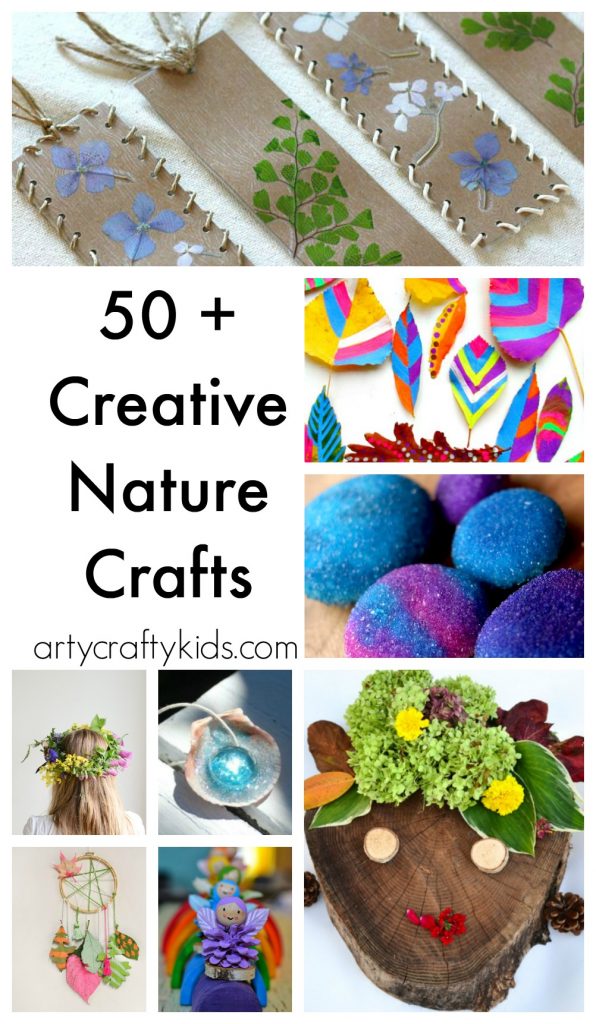 Outdoors Inspired  Nature art projects for adults and kids