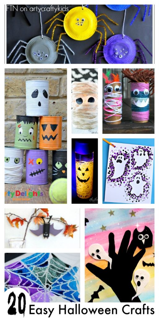 Arty Crafty Kids - Crafts - Craft Ideas for Kids - Easy Halloween Crafts