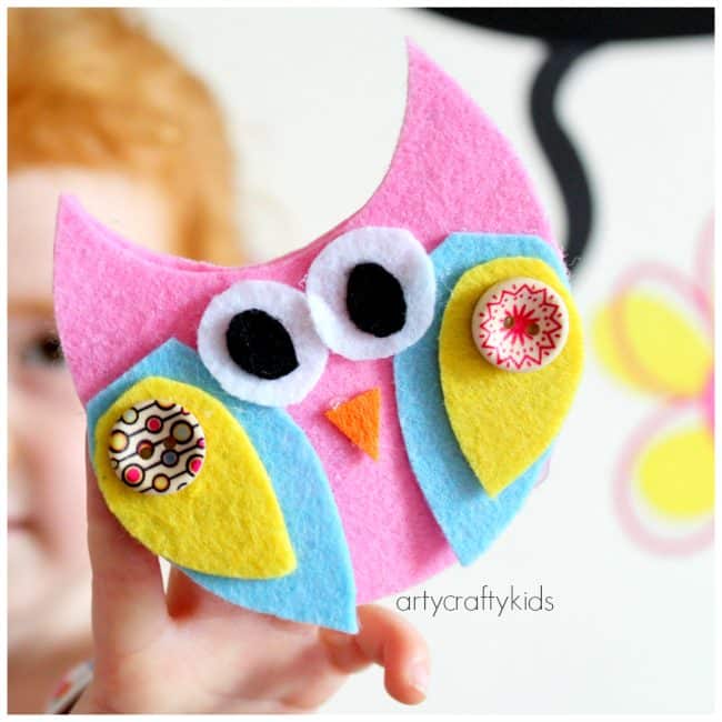 Cute Easter Crafts for Kids - Emma Owl