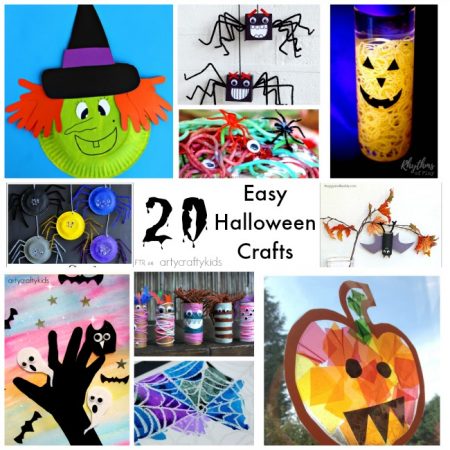 Arty Crafty Kids - Craft - Craft Ideas for Kids - 20 Easy Halloween Crafts