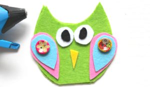 Arty Crafty Kids - Craft - Craft Ideas for Kids - No Sew Felt Owl Finger Puppets