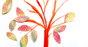 Arty Crafty Kids - Art - Autumn Crafts for Kids - Watercolour Autumn Tree