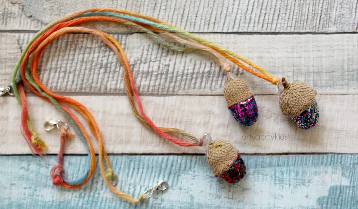 Acorn necklace deals diy