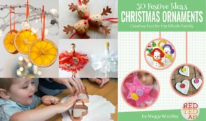 Arty Crafty Kids - Craft - Christmas Craft for Kids - Baby Footprints Christmas Ornament