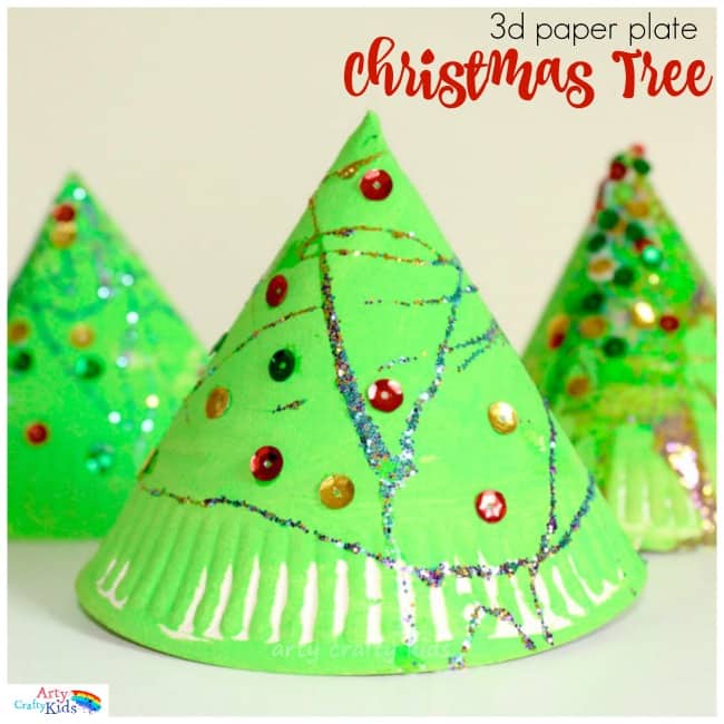 Easy Christmas Tree 3D Origami, Easy Origami Tutorial