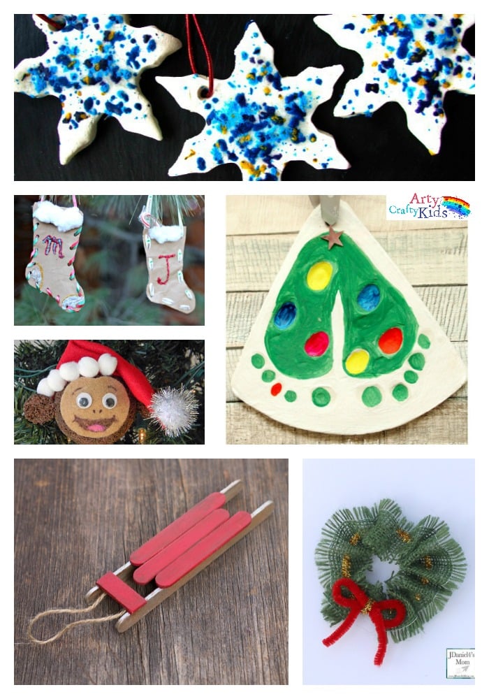 Arty Crafty Kids | 36 Awesome Christmas Ornaments - Fun to make and seasonably jolly kids crafts christmas ornaments, decorations and keepsakes