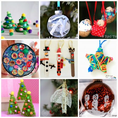 Arty Crafty Kids | 36 Awesome Christmas Ornaments - Fun to make and seasonably jolly kids crafts christmas ornaments, decorations and keepsakes