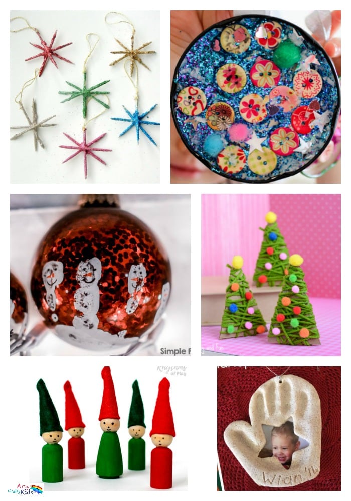 Arty Crafty Kids | 36 Awesome Christmas Ornaments - Fun to make and seasonably jolly christmas ornaments, decorations and keepsakes