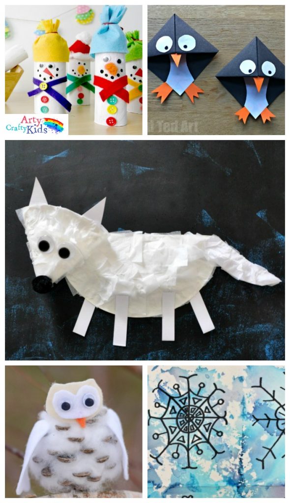 May Grab analog 16 Easy Winter Crafts for Kids - Arty Crafty Kids - Winter Crafting Fun