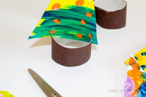 Arty Crafty Kids | Art | Colourful Woodland Tree Art