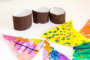 Arty Crafty Kids | Art | Colourful Woodland Tree Art